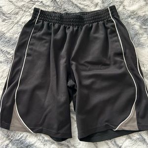 Black workout shorts